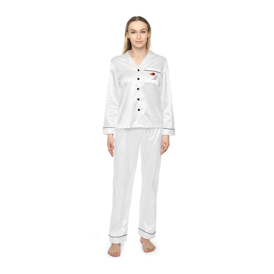 Women's Satin Pajamas (AOP)